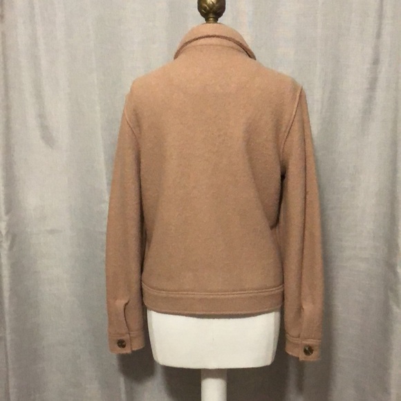 NWOT Joie Wool Blend Button Up Jacket-Sz S-Mocha - Picture 8 of 16